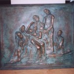 Adorazione dei Magi      
Bassorilievo bronzo – fusione a cera persa cm 50x60