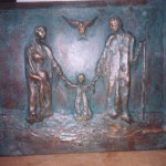 Sacra Famiglia      
Bassorilievo bronzo – fusione a cera persa cm 50x60
