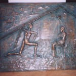 Annunciazione      
Bassorilievo bronzo – fusione a cera persa cm 50x60