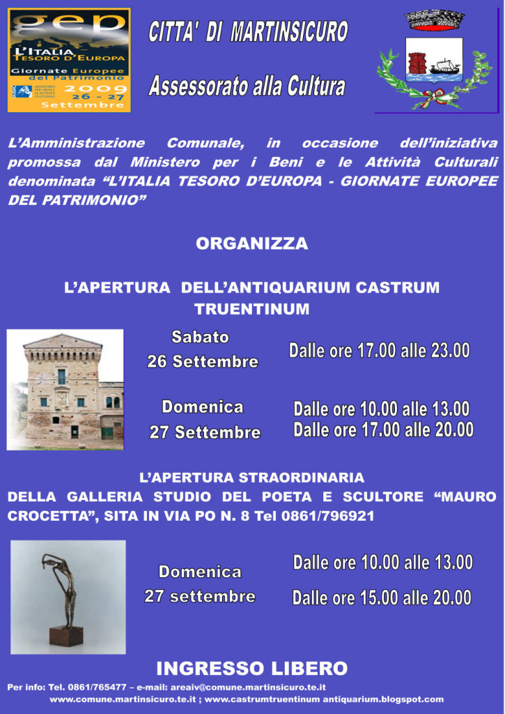 giornate europee del patrimonio 2009