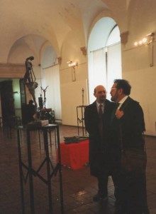 1992 Palazzo Ducale Urbino mostra antologica. Crocetta con il Prof. Mario Bucci