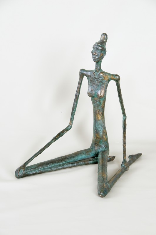 Donna seduta 1992 -bronzo -cm 57x44x58